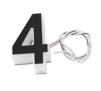 YWBL-WH Luce LED per Numero Civico Luce LED per Numero Porta per Indirizzo Segnale per Indirizzo Esterno Retroilluminato Bianco con Alimentatore 12V DC per Uso