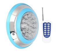 YWBL-WH Luce Subacquea, Materiale ABS PC, Luce per Piscina RGB 24W 12V 2000lm per Giardino Paesaggistico