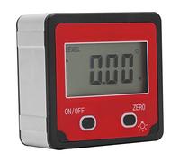 YWBL-WH Misuratore di Livello Digitale, Goniometro in Lega di Alluminio ABS con Portata 4x90°, Magnete Incorporato per Progetti di Lavorazione del Legno e Garage