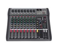 YWBL-WH Mixer Audio a 8, Debugger, Interfaccia Multipla, Cursore Scorrevole, Effetto Delay, per Suoni Professionali e Strumentali, Karaoke Domestico, Canto in Casa, Feste