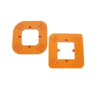 YWBL-WH Modello per Angoli Arrotondati, per Raggio Angolare per Tavolo da Fresatura in Plastica Tecnica con Sgancio Rapido, Perfetta per la Lavorazione del Legno da R10 a R50