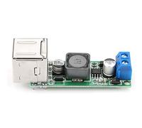 YWBL-WH Modulo Convertitore DC DC 6-35V a 5V 3A Doppia Uscita USB Regolatore di Tensione con Efficienza Al 93% con Morsettiera per Ricarica Telefono Ar