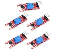 YWBL-WH Modulo Sensore Audio per Microfono Ad Alta sensibilità, Modulo Sensore Audio da 5 Pezzi Amplificatore Microfonico Professionale Ultra Piccolo, Microfono Suono Ad Alta sensibilità,