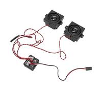 YWBL-WH Modulo Sonoro per Motore di Auto RC, Suono a Frequenza Variabile con Doppi Altoparlanti da 8 Ohm 5 W, per Modello con Telecomando