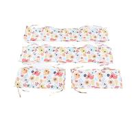 YWBL-WH Morbida Sponda per Lettino, Protegge i Denti e il Letto, Facile Installazione, Adatta per Lettini per Bambini (Stile 2)