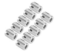 YWBL-WH Morsetto per Cavo Incrociato, Clip per Funeda 10 Pezzi, Morsetto per Ringhiera in Filo di Acciaio Inossidabile, Dispositivo di Fissaggio con Morsetto Incrociato per Funeper (M10