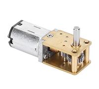 YWBL-WH Motore DC con Spazzole a Basso Rumore e di Alta qualità, Rotazione CW o CCW, 6 Diverse Opzioni RPM, Motore Riduttore di velocità N20 DC12V Mini Micro, Motoriduttore Metallico a Bassa
