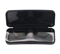 YWBL-WH Occhiali da Sole Polarizzati con Clip, Occhiali da Sole Polarizzati per PC per Uso Diurno e Notturno, Design con Morsetto a Ponte Naso con Panno per Scatola Portaoggetti, per Guidare, Pesca,