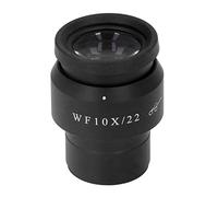 YWBL-WH Oculare per Microscopio Digitale WF10X, Lega di Alluminio e Vetro Ottico, Campo Largo 22 Mm, Interfaccia 30 Mm per Stereomicroscopi da Laboratorio