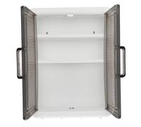 YWBL-WH Organizzatore a Parete del Bagno Pratico Sterco di Stoccaggio per la Cura della Pelle con Porta vanità Cosmetici per Bagno per/cucina/lavanderia, Pp, 40.5x13x32cm