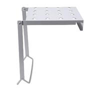 YWBL-WH Piattaforma con Scala Pieghevole, Panca da Lavoro Pieghevole con Struttura in Ferro A con Ripiano Multiuso, per Uso in Ufficio Domestico Come Carrello Stabile e Salvaspazio (ferro)