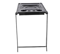 YWBL-WH Piattaforma con Scala Pieghevole, Panca da Lavoro Pieghevole con Struttura in Ferro A con Ripiano Multiuso, per Uso in Ufficio Domestico Come Carrello Stabile e Salvaspazio (ferro 2)