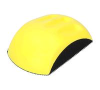 YWBL-WH Platorello Abrasivo Manuale Blocco Abrasivo con Gancio e Anello Disco per Lucidatura Manuale da 5 Pollici 6 Pollici Design con Impugnatura Morbida Ed Elastica per Levigatura Fine, Levigatura