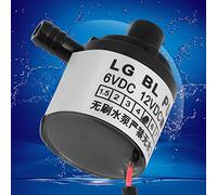 YWBL-WH Pompa Senza Spazzole, Materiale ABS, Pompa dell'acqua a Bassa Potenza da 5 W per Acquari e Fontane con Pesci con 12 V CC, Altezza della Testa di 2,5 M e Portata di 2 M3/h