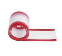 YWBL-WH Protezione Antischiacciamento per Porta per Bambini, Adatta a Porte da 47,2x3,9 Pollici e 63x3,9 Pollici, con Nastro Adesivo Resistente Facile Installazione a (Trasparente dietro la porta
