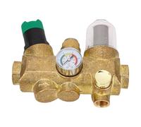 YWBL-WH Protezione Integrata in Ottone, Pressione Dell'acqua Stabile, Filtraggio, Contatore per Addolcimento Dell'acqua, Manopola Manuale Regolabile, Autopulente, Portata Elevata (3/4 pollici