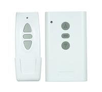 YWBL-WH Ricevitore Interruttore Remoto Wireless RF 2CH 433 MHz con Supporto per Telecomando per Schermo di Proiezione Elettrico Porta del Garage e Tapparella