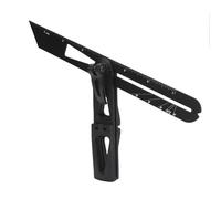 YWBL-WH Righello Angolare Mobile, Righello di Misurazione a Coda di Rondine Scorrevole in ABS con Scale 6:1 8:1 per la Lavorazione del Legno, Manico Esteso per Incisioni Angolari Precise su Legno