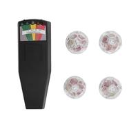 YWBL-WH Rilevatore di Radiazioni Paranormali Elettromagnetiche Dispositivo di Rilevamento Paranormale con Palline per Gatti Illuminate a 4 LED per Ispezioni in Ufficio Domestico