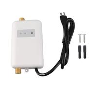 YWBL-WH Scaldabagno, Scaldabagno Elettrico Portatile con Uscita di Ingresso in Ottone con Tecnologia di Risparmio Energetico, per Cucina, Appartamento, Bagno, (Spina Europea)