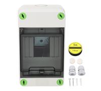 YWBL-WH Scatola di Distribuzione a 4 Vie, Custodia Elettrica in Plastica in Lega ABS per PC con Grado di Protezione IP66 con Copertura Trasparente, per Ricarica di Veicoli Elettrici