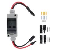 YWBL-WH Scatola Interruttore Automatico Fotovoltaico IP65 con Sezionatore per Pannello Solare a 2 Poli 30A con Spegnimento CA CC per Casa All'aperto