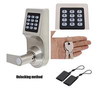 YWBL-WH Serratura a Codice Elettronico Ingresso di Sicurezza Senza Chiave con Telecomando per Hotel Home Office, Serratura a Tastiera in Lega di Zinco con Scheda RF per Dormitorio Ristorante