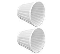 YWBL-WH Set di 2 Paralumi Doppi con Clip per Lampada Piccola, Paralumi in Tessuto Botte di Ferro e Stoffa 9,2 X 14, X 13 Cm per Lampade da Tavolo, Lampadari, Lampade da Parete, Lampadine a (PX33)