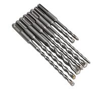 YWBL-WH Set di Punte per Trapano a Percussione Punta in Metallo Duro Punta per Muratura 8 Pezzi 40Cr Doppia Scanalatura a Spirale da 5 a 12 Mm X 110 160 Mm per Perforazione di Muri di Mattoni in