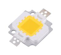 YWBL-WH SMD Chip COB Light, 10Pcs DC 9 to 12V 10W LED SMD Chip COB LED Perline Luminose Perline Integrate per Faretti Domestici Lampadina, Torce Portatili di Base (Bianco caldo)