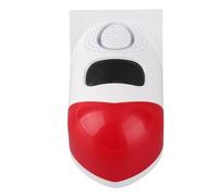 YWBL-WH Solare Strobo Sensore di Movimento a Infrarosso Rilevatore di Allarme Esterno Sirena di Allarme con Telecomando Suono Sirena di Sicurezza per Casa Fienile