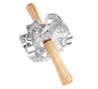 YWBL-WH Stampo per Ciambelle con Rullo da Taglio per Pasticceria, con Mattarello per Pasticceria da Commerciale (stile 1)