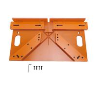 YWBL-WH Strumento di Posizionamento per il Taglio del Telaio della Porta, Angolo di 45° e 90°, Ausilio per la Lavorazione del Legno, Strumento per il Taglio di Finiture in Legno per