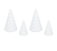 YWBL-WH Strumento per Avvolgere spirali da Giardinaggio, Versatile Strumento per elettrocoltura a Spirale per Piante da Interno ed Esterno in ABS, Grande e Piccolo, 4 Pezzi