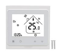 YWBL-WH Termostato WiFi, Controller Programmabile Intelligente con Schermo LCD per Riscaldamento a Gas Idrico, Telecomando Tramite Collegamento per App Mobile, Installazione