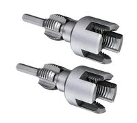 YWBL-WH Utensile per Filettatura Interna Ed Esterna di Tubi, Design 2 in 1 in Acciaio CRV per Tubi 1/2 Pollice, Efficiente Filiera in PVC PPR con Gambo Esagonale per Impianti Idraulici e Uso