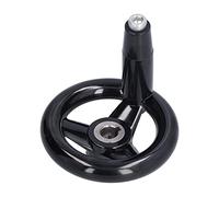 YWBL-WH Volantino Rotondo, Materiale Bachelite, Efficiente Volantino a 3 Razze per Apparecchiature Meccaniche, Diametro Interno 12 Mm