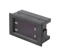 YWBL-WH Voltmetro con Display Digitale A LED, Doppio Contatore per CA 100-300 V, Misurazione della Corrente 100 A, Efficiente Strumento di Test Elettrico per la Casa e l'industria (Rosso Blu)