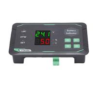YWBL-WH VTM100 Misuratore di Tensione e capacità della Batteria, Materiale ABS, Display LED a 3 Cifre, Allarme di Bassa capacità, per Batterie Al Litio per Carrelli da RV Marine da 7 a 100 V CC