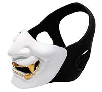 YWBleked Halloween CostumeGesicht Party Maske Halloween Cosplay Maske Festival Halbmaske Maschera Da Cavallo in Gomma (White, One Size)