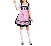YWBleked Halloween Vestiti Elegante Costume da Cosplay.Abito in Pizzo Gotico per Donna.Festa della Birra.Evento Formale.rievocazione storica Costume Cosplay da Soldato d'inverno(Black.XL)