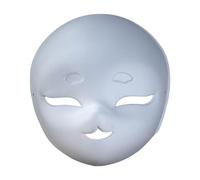 YWBleked Maschere di HalloweenTesta in PVC Bianco Plastica Bianca Fai da Te Pittura Cartone Animato Costume Prop Festa in Maschera Cosplay Costume Cavallo (Light Gray, 18x21x7. 2CM)