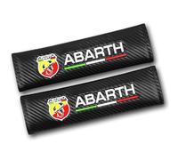 YWDRE 2 Pezzi Copricinture di Sicurezza Auto per Abarth 595 2019, Protezione per Cintura di Sicurezza Auto