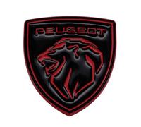 YWDRE Adesivi Emblemi per Auto per Peugeot 208 e208 GT GT Line 2020-2023 2021 2022, Sostituzione Emblema Auto Adesivi Stickers Tuning Decorazioni per Automobile,H