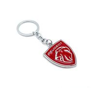 YWDRE Portachiavi per Peugeot 3008 III 2023-, Auto Portachiavi Portachiavi Logo Marchi Auto Chiave Ciondolo Resistenti KeyRings,D