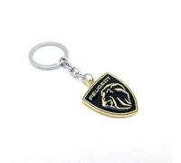 YWDRE Portachiavi per Peugeot 3008 III 2023-, Auto Portachiavi Portachiavi Logo Marchi Auto Chiave Ciondolo Resistenti KeyRings,A