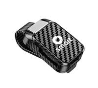 YWDRE Portaocchiali per Parasole Dell'Auto per Smart 451 Brabus Smart 453 Fortwo Forfour, Tieni Gli Occhiali da Guida Sempre a Portata di Mano Accessori Auto,Carbon Fiber