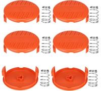 Yweller 12 pezzi RC-100-P A6481 A6485 copertura per decespugliatore Black+Decker STC1840EPC, STC1820, ST5530, GLC3000 (6 coperchi per bobine + 6 pezzi primavera)