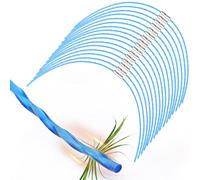 Yweller 50 pezzi F016800182 filo di ricambio extra forte per decespugliatore elettrico Bosch ART 30-36 LI, ART 30 Combitrim, Ø 2,4 mm, lunghezza 30 cm, filo di ricarica extra forte per bobina di filo