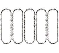 Yweller RAC270 - Catena per motosega adatta per Ryobi OPP1820, RPP182020, RY18CS20A0, RY18CS20A125, Oregon 90PX033E, 90SG033E, 90PX033X, 90JG033X, 20 cm, 3/8'' 1,1,3 1 mm 33 TG 5 pezzi